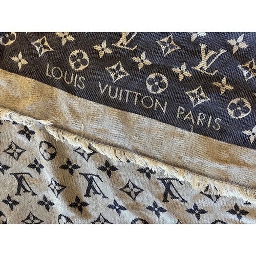 Louis Vuitton 2019 LV Monogram Scarf - Blue Scarves and Shawls, Accessories  - LOU808915