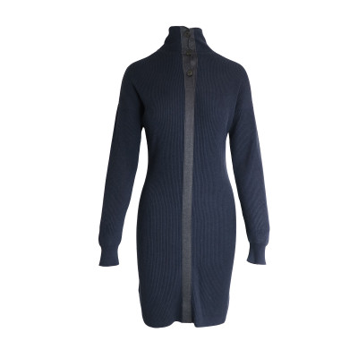 Hermès Robe en Coton en Bleu
