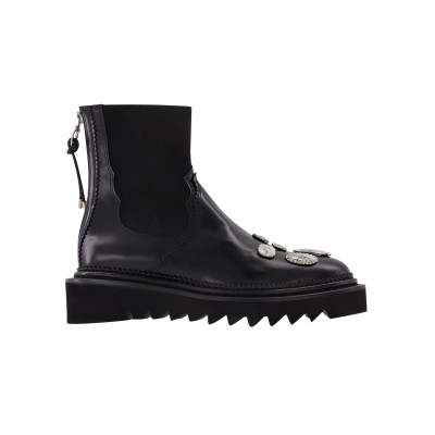 Toga Boots Leather in Black