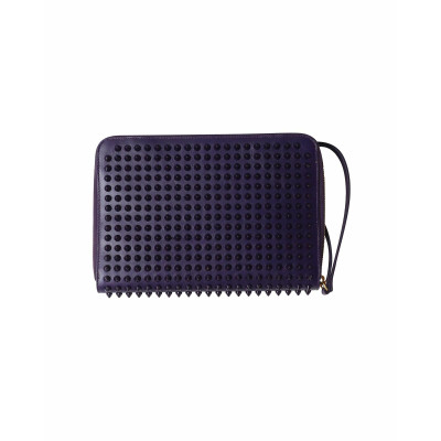 Christian Louboutin Handbag Leather in Violet