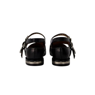 Toga Sandals Leather in Black