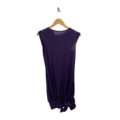 Azzaro Kleid aus Wolle in Violett