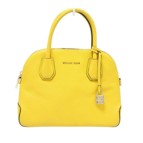 MICHAEL KORS Damen Handtasche aus Leder in Gelb