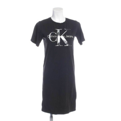 Calvin Klein Kleid aus Baumwolle in Schwarz