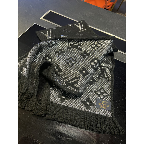 LOUIS VUITTON Damen Schal/Tuch aus Wolle in Schwarz