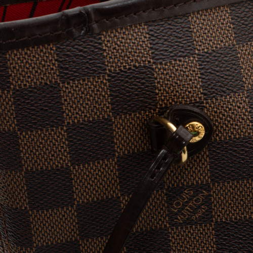 LOUIS VUITTON Dames Neverfull MM32 Canvas in Bruin