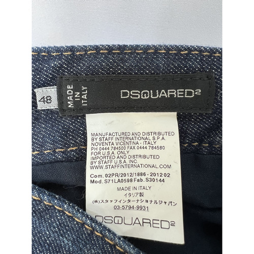 DSQUARED2 Femme Jeans en Coton en Bleu en Taille: IT 48 W 30