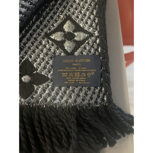 LOUIS VUITTON Damen Schal/Tuch aus Wolle in Schwarz