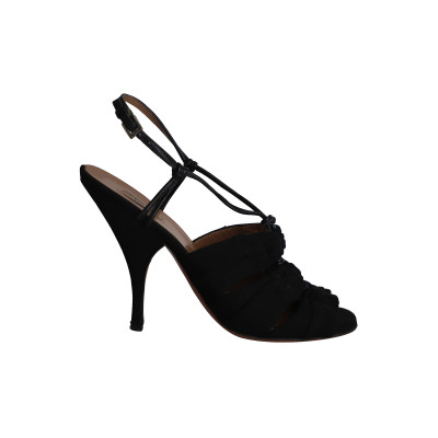 Alaïa Sandals Cotton in Black