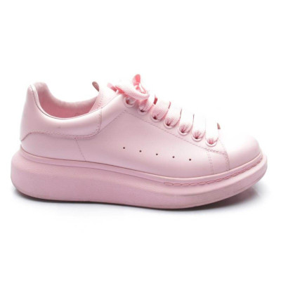 Alexander McQueen Chaussures de sport en Cuir en Rose/pink