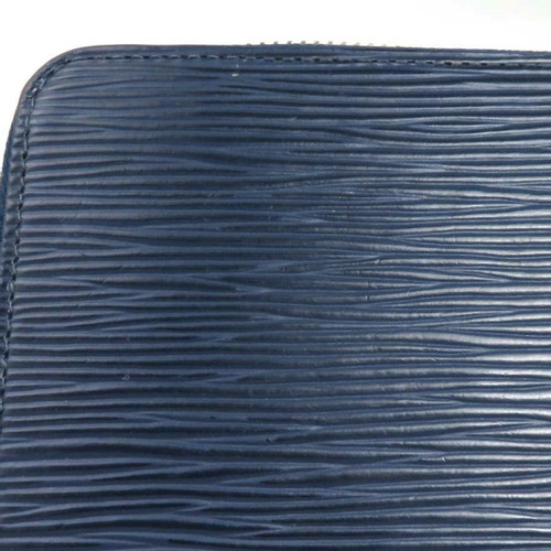 Portafogli Louis Vuitton Zippy in pelle Epi blu