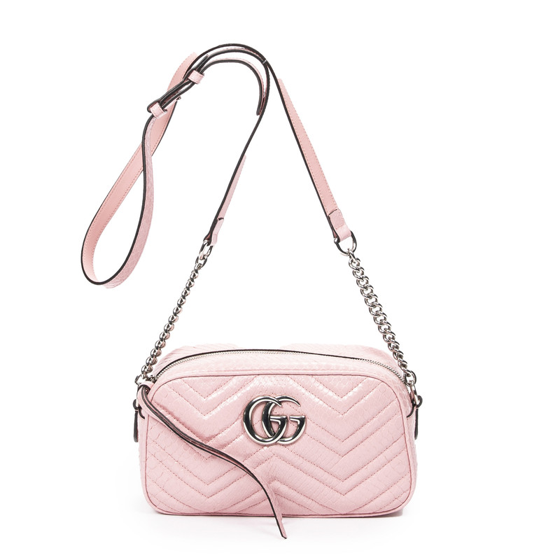 GUCCI Dames Schoudertas in Roze Tweedehands