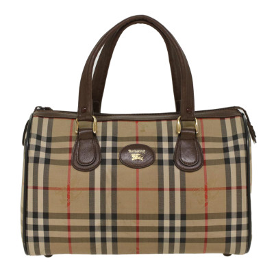 Burberry Travel bag Canvas in Brown