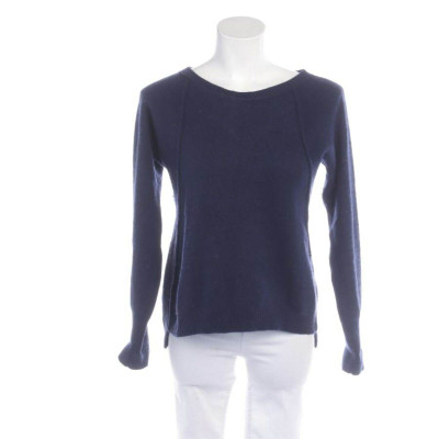 360 Cashmere Top Wool in Blue