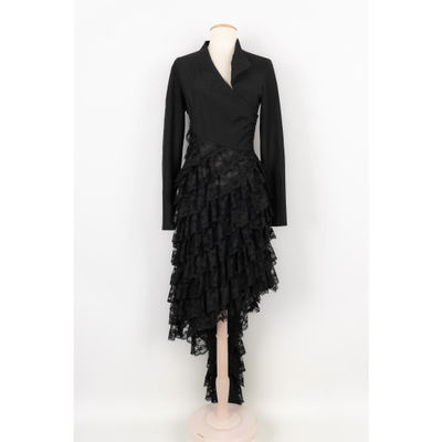 Alexander McQueen Robe en Coton en Noir