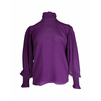Isabel Marant Etoile Top Silk in Violet