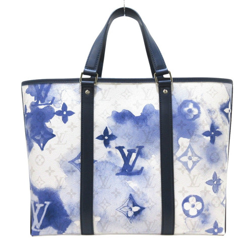 LOUIS VUITTON Damen Tote Bag aus Canvas in Blau
