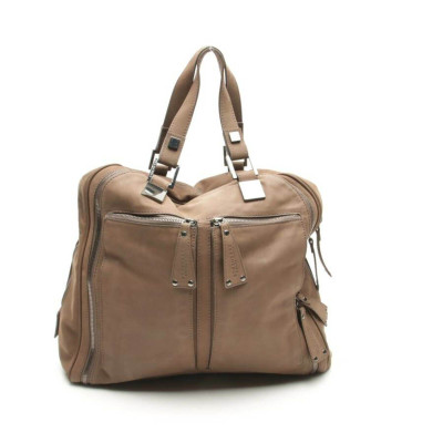 Strenesse Handbag Leather in Brown