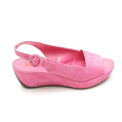 Högl Sandalen aus Leder in Rosa / Pink