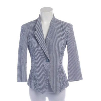 Emporio Armani Veste/Manteau en Coton en Bleu