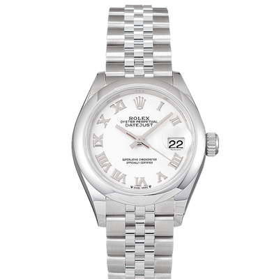 Rolex Lady Datejust 28 Edelstahl Staal