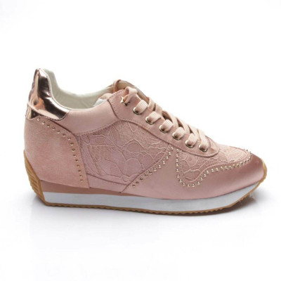 Ash Chaussures de sport en Cuir en Rose/pink