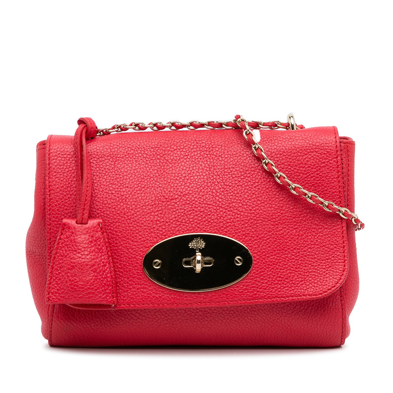 MULBERRY Dames Schoudertas Leer in Rood Tweedehands