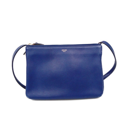 Céline Trio Bag Leather in Blue