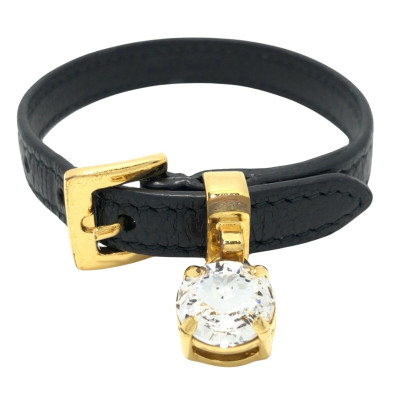 Miu Miu Bracelet/Wristband Leather in Black