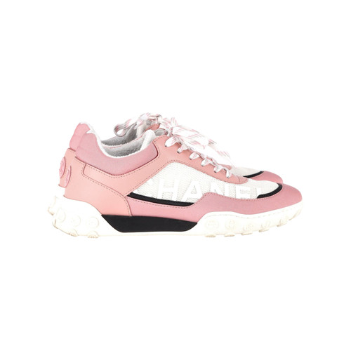CHANEL Damen Sneakers aus Leder in Rosa / Pink