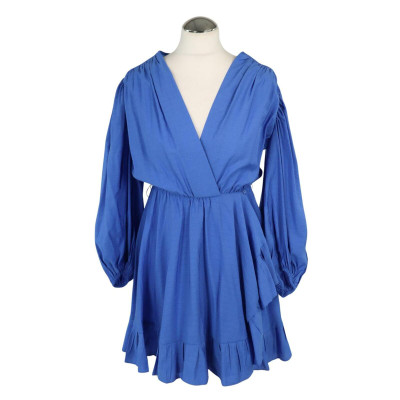 Maje Kleid aus Viskose in Blau