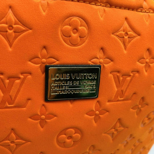 LOUIS VUITTON Femme Neoprene Scuba Tote Bag en Orange