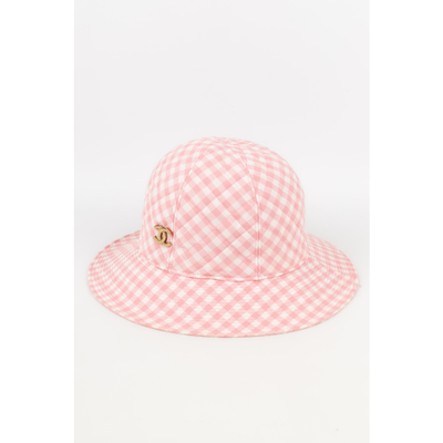 Chanel Chapeau/Casquette en Coton en Rose/pink