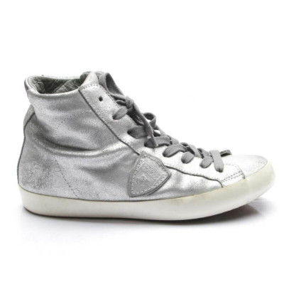 Philippe Model Sneakers aus Leder in Grau