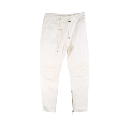 Balmain Jeans in Cotone in Bianco