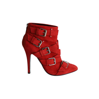 Giuseppe Zanotti Boots Suede in Red