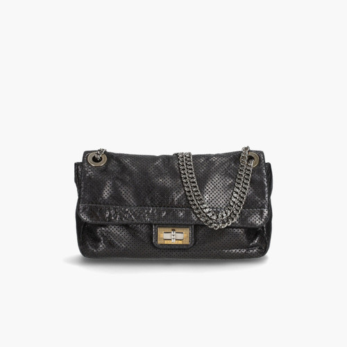 CHANEL Reissue 2.55 Metallic Perforated Drill Flap Bag - A Retro Tale