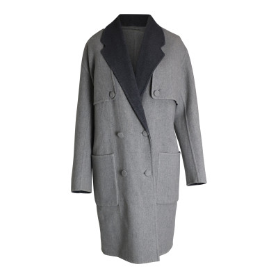 Alexander Wang Giacca/Cappotto in Lana in Grigio
