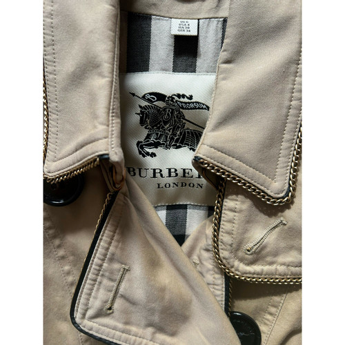 BURBERRY Damen Jacke/Mantel aus Baumwolle in Beige