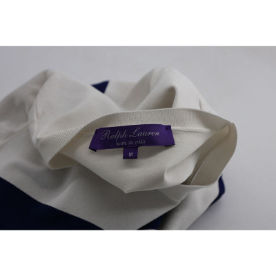 Ralph Lauren Purple Label Blazer in Viscosa in Bianco