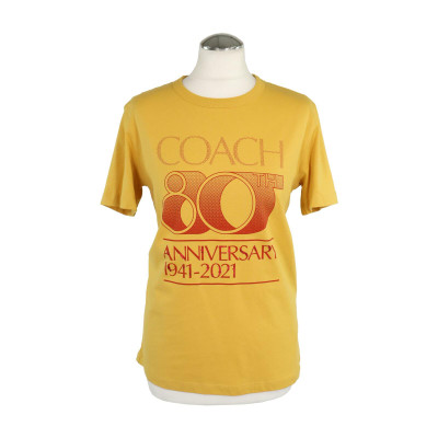 Coach Oberteil aus Baumwolle in Gelb