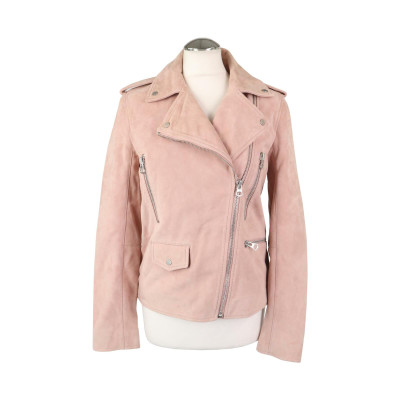 Marc O'polo Jacket/Coat Leather in Pink