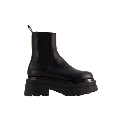 ALEXANDER WANG Women's Boots Leather in Black Size: EU 39