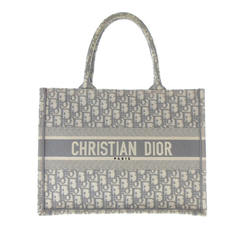 CHRISTIAN DIOR Donna Tote bag in Tela in Grigio