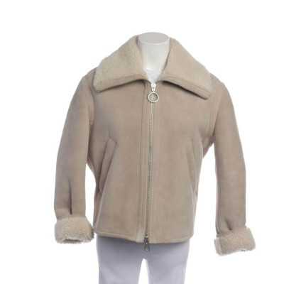 AMI Paris Jacket/Coat Leather in White