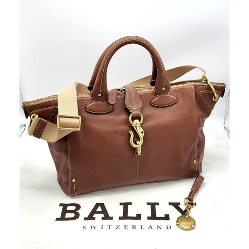 BALLY Damen Tote Bag aus Leder in Braun | Second Hand
