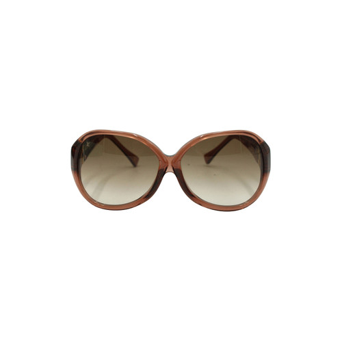 LOUIS VUITTON Women's Sonnenbrille aus Leder in Braun