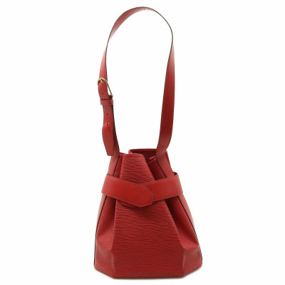 Louis Vuitton Sac Depaule Leather in Red
