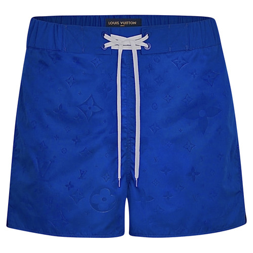 LOUIS VUITTON Damen Shorts in Blau Größe: FR 48