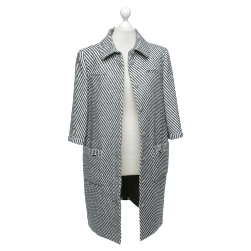 CHANEL Damen Jacke/Mantel aus Baumwolle Größe: FR 44